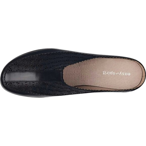 Easy Spirit Dusk Women's Perforated Leather Mules - Picture 4 of 5